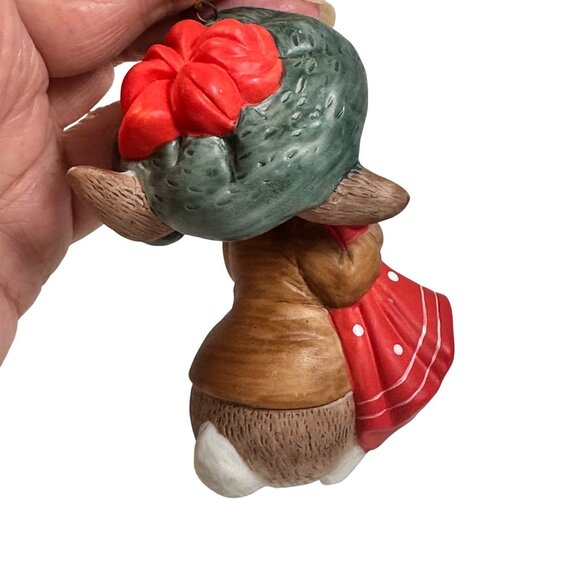 Beatrix Potter Peter Rabbit Ornament 1986 Hand-Painted Porcelain By Schmid - Picture 5 of 7